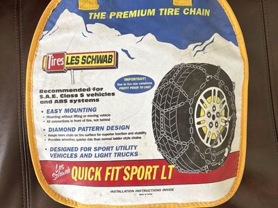 Les Schwab Quick Fit Sport LT Tire Chains – SUV/Truck