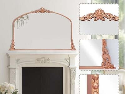 New! Gorgeous Bronze Baroque Antique Vintage Mirror - 40x30