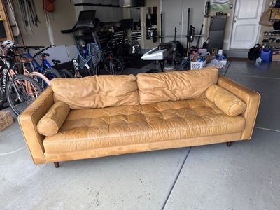 Leather couch