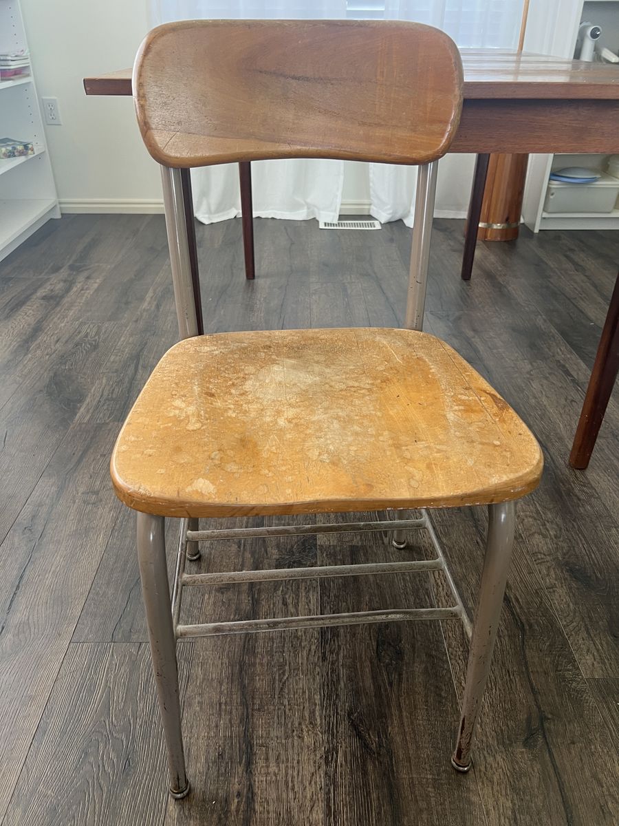 mcm Heywood Wakefield Student Desk Chair