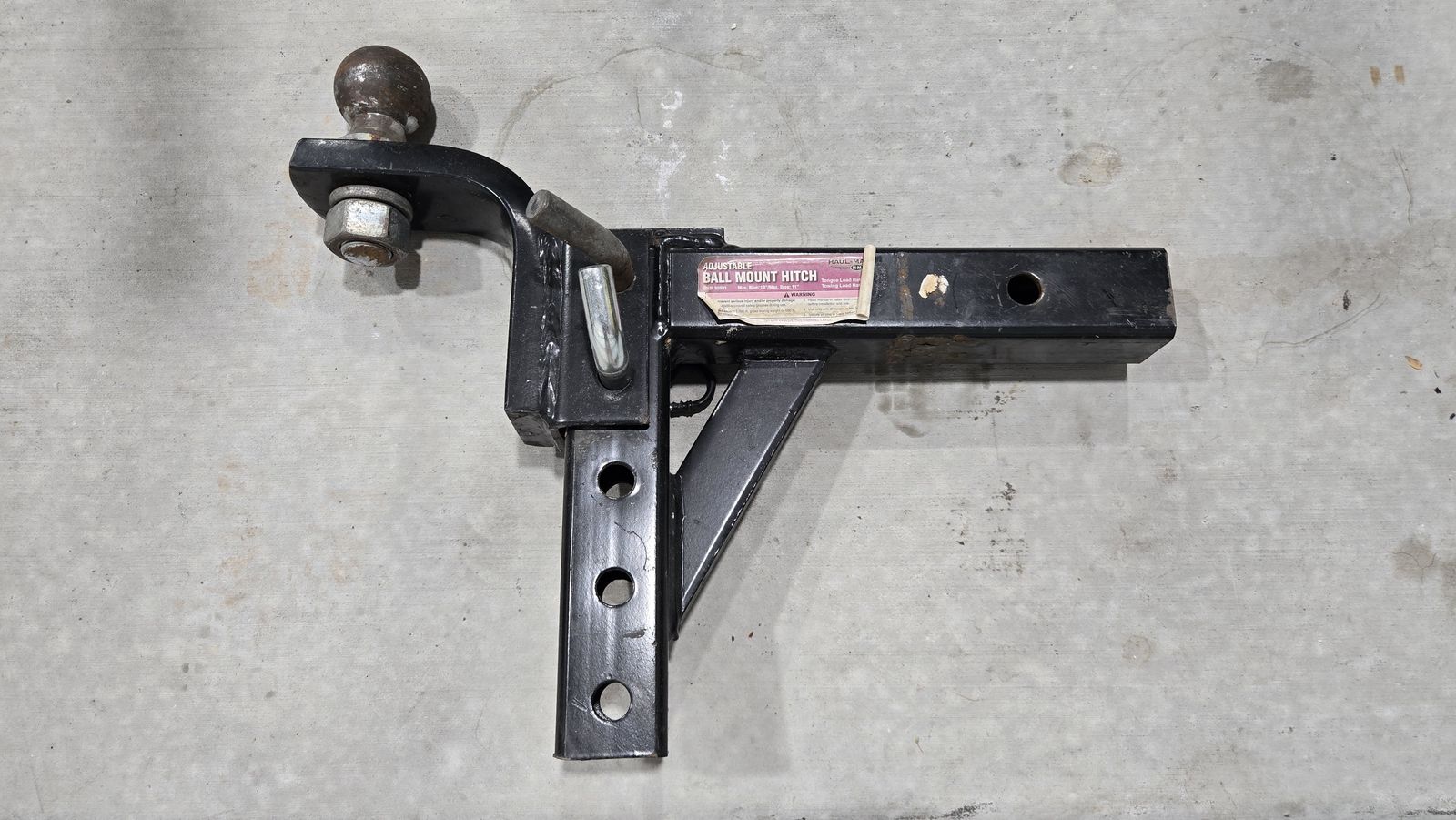 Adjustable Trailer Hitch with 2" Ball