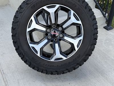 GMC Sierra 1500 Yukon Rims and Tires 285/60R20 Bfgoodrich Ko3