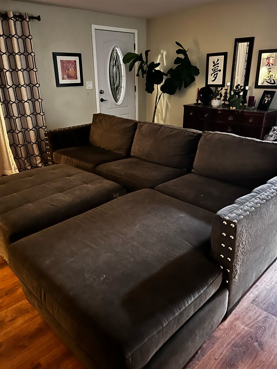 Large 3-Piece L-Shaped Sectional Sofa - $300 OBO