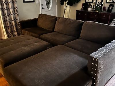 Large 3-Piece L-Shaped Sectional Sofa - $300 OBO