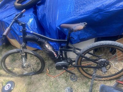 Brand(mod bikes) model(Black)Electric Full Suspension Mountain Bike with Mid-Drive Motor