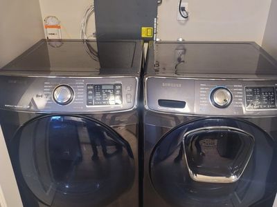 Samsung Front Load Washer & Electric Dryer Set