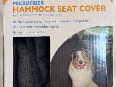 GRREAT CHOICE Microfiber Hammock Seat Cover for Pets, 55x55 inch, Car Interior Protection
