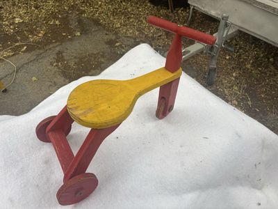 Vintage Wooden Tricycle