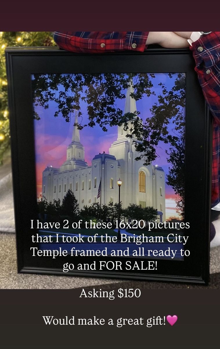Brigham City Temple Framed Picture
