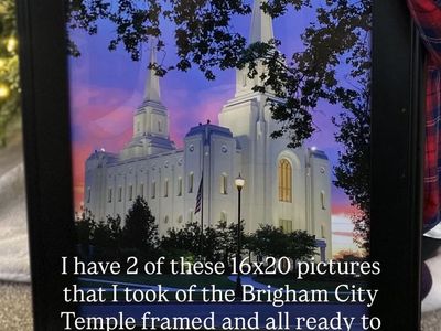 Brigham City Temple Framed Picture
