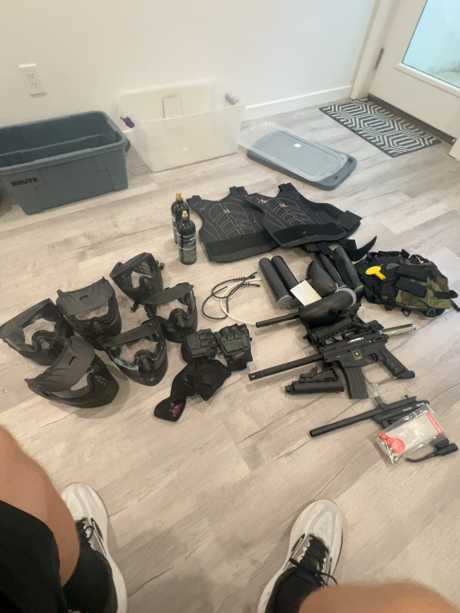 Paintball Gear Bundle – 3 Markers + Tons of Gear – $150