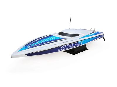 Pro Boat Sonicwake 36" Self-Righting RTR Deep-V Brushless Boat (Blue)