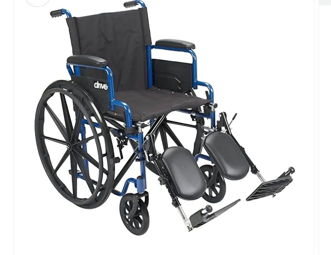Drive Medical Blue Streak Lightweight Foldable Whe