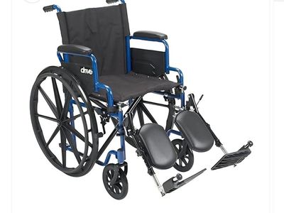 Drive Medical Blue Streak Lightweight Foldable Whe
