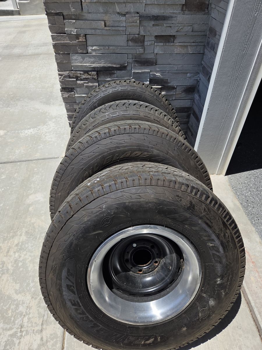 Nice set of Rally wheels and tires.