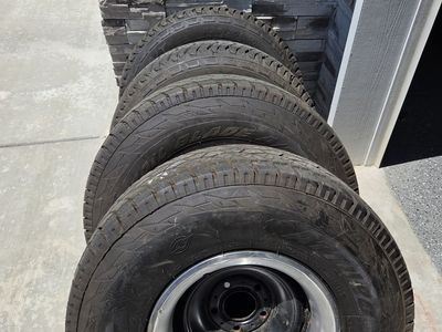 Nice set of Rally wheels and tires.