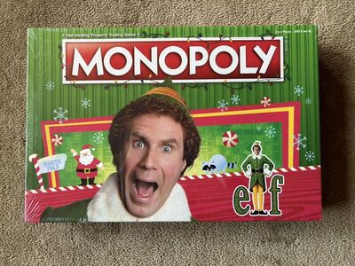 NEW Monopoly: Elf Movie Edition