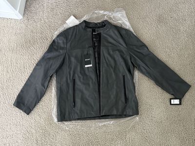 DKNY Men's Lamb Leather Jacket (Size XL)