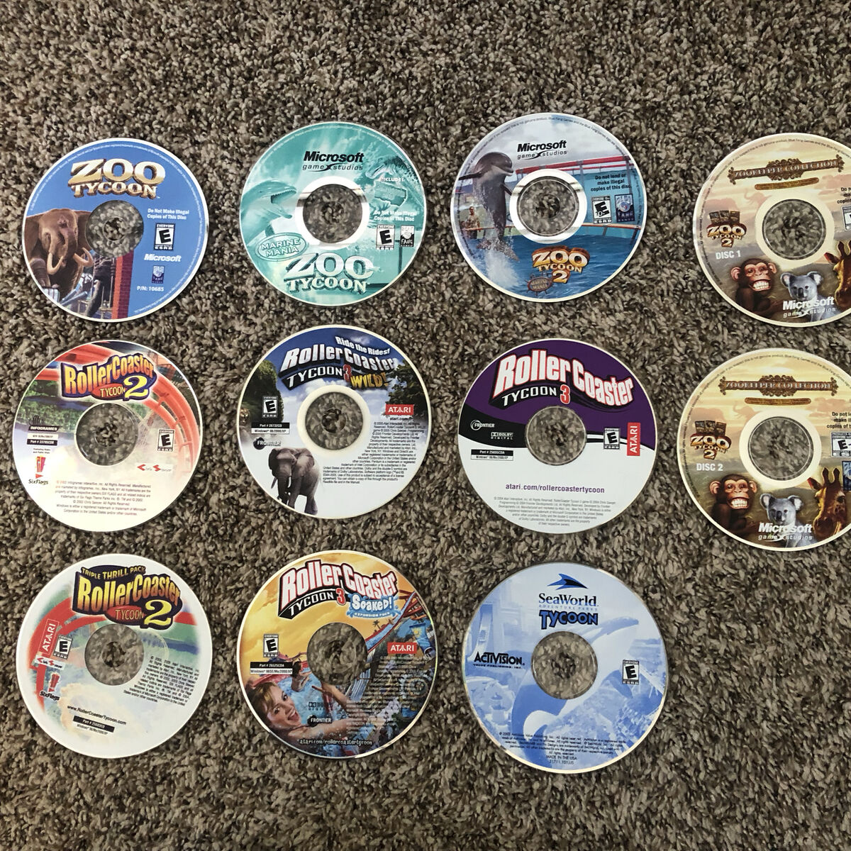 Computer Games Zoo Tycoon Rollercoaster Tycoon