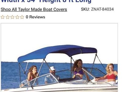 Tailor-made Ultima gray fabric complete Bimini kit
