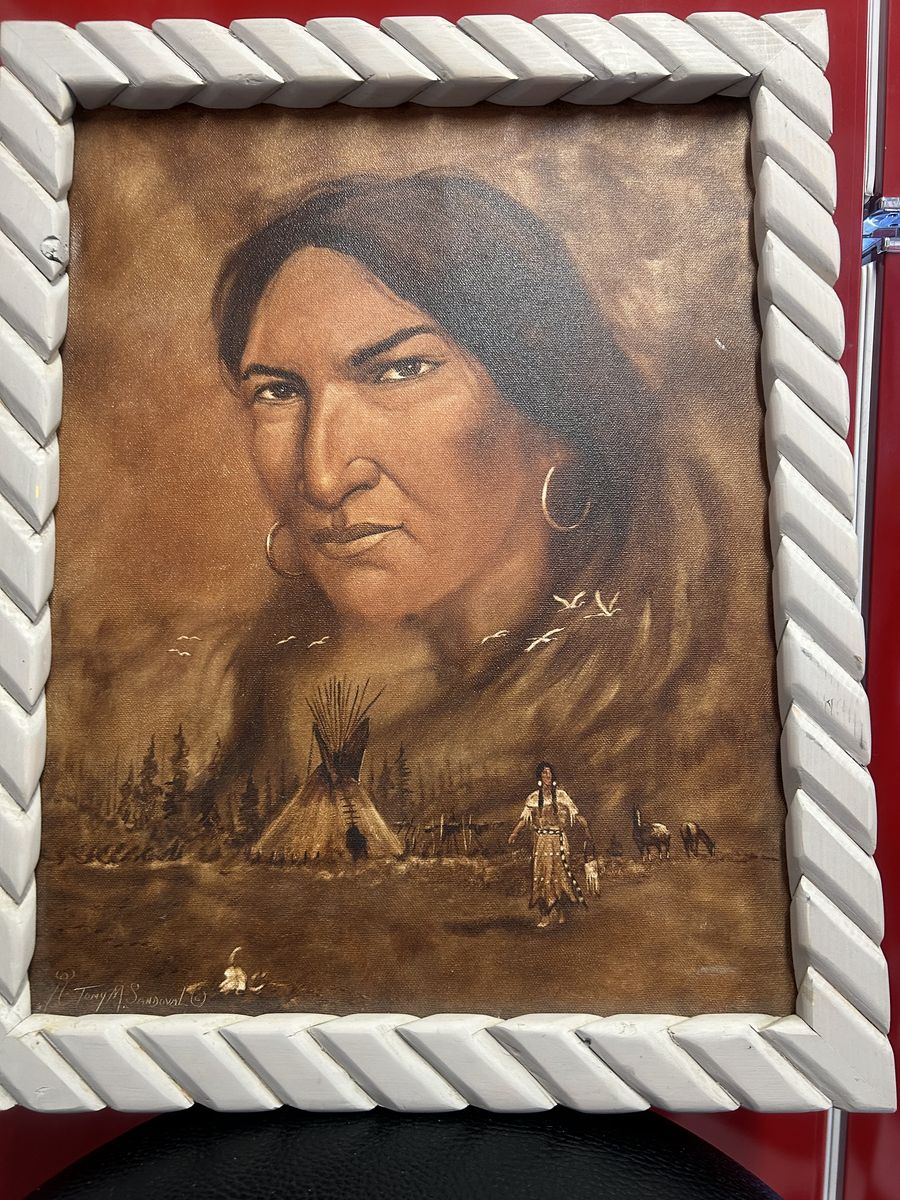 Vintage Framed paintings by Southwest artist “Sandoval”