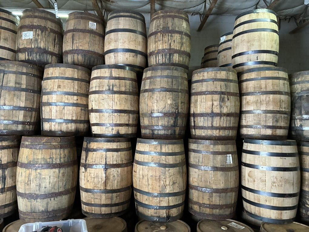 53 Gallon Oak Bourbon Whiskey Barrels - $80
