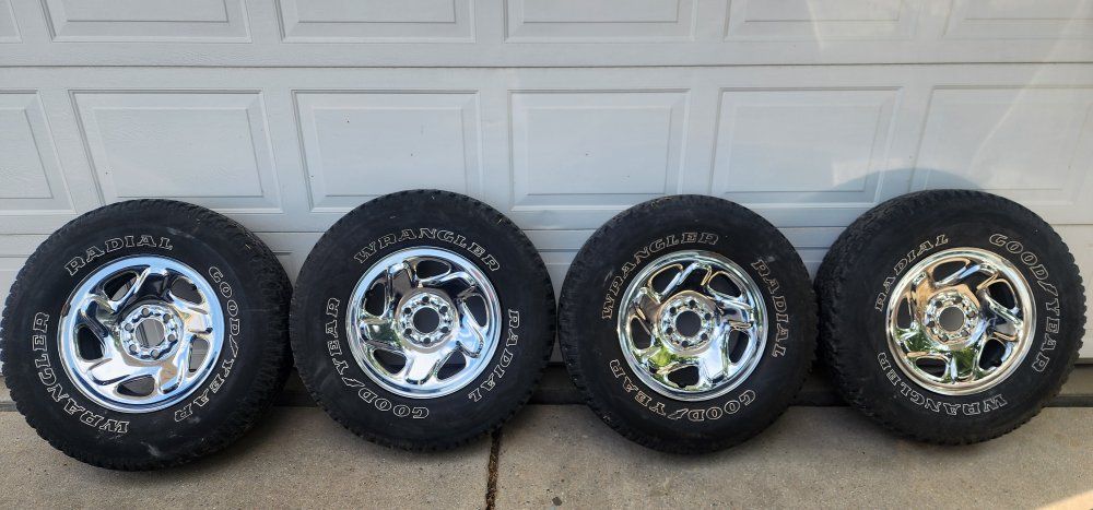 OEM Dodge Dakota SLT Wheels, Tires & Center Caps, Set of 4
