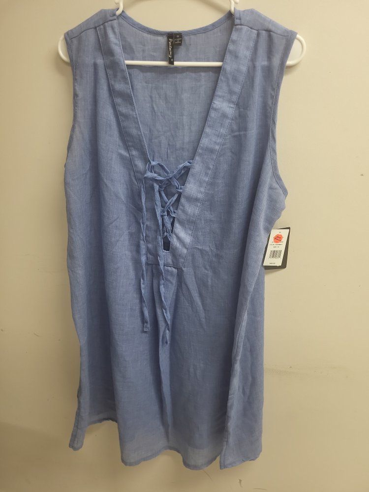 NWT Portocruz Chambray Top or Dress - Size 1X