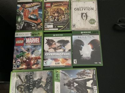 Xbox 360 & Xbox One Game Bundle: Hot Wheels, Lego, Oblivion, Overwatch, Halo 5, Darksiders, Destiny