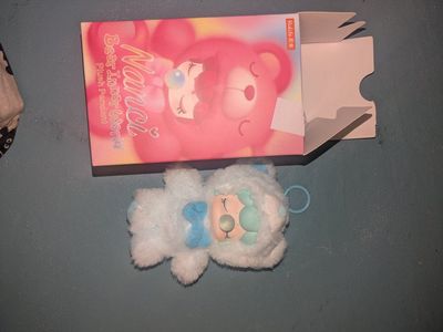 nancy blue bear keychain