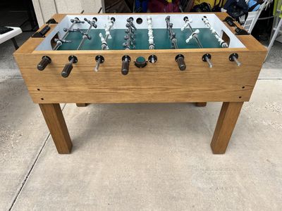 Custom foosball table