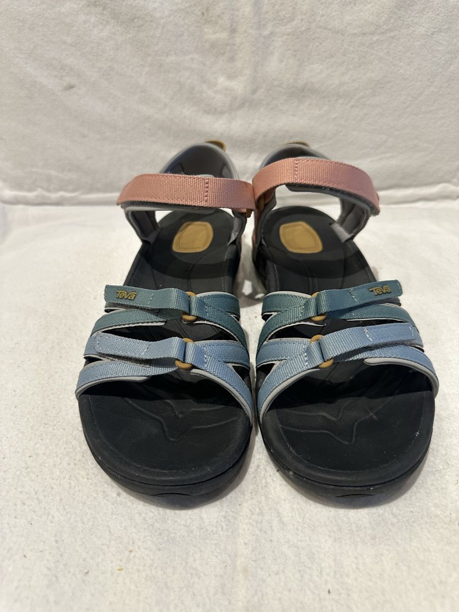 Teva women’s size 10 blue/green/pink sports sandals
