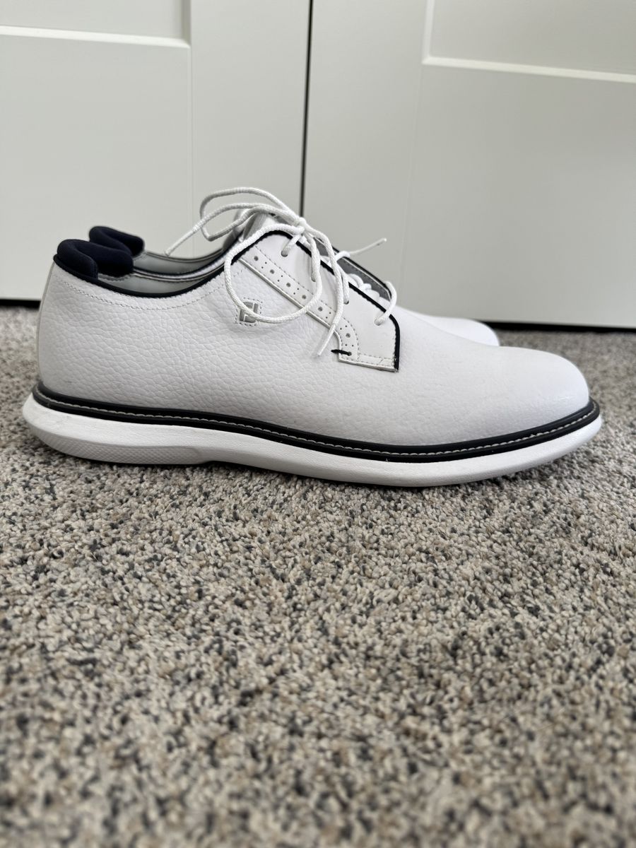 FootJoy Traditions Blucher - White / Spiked - 11.5 Men U.S.