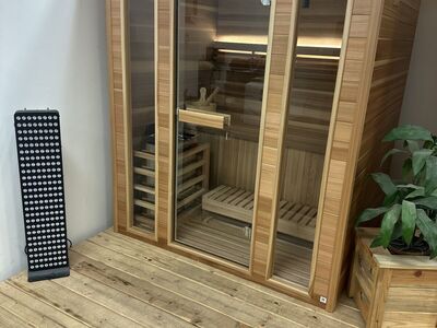 3 person indoor traditional sauna