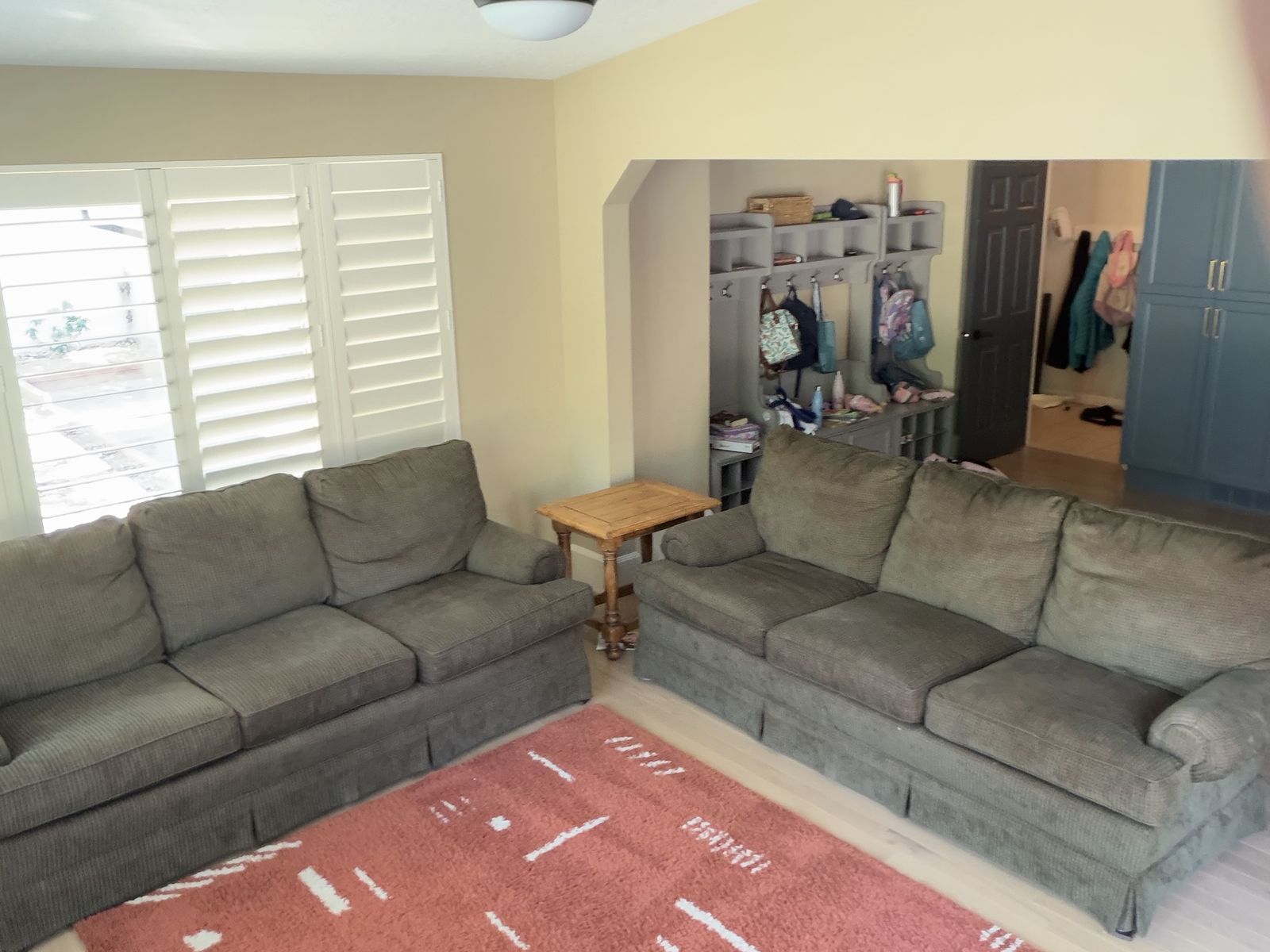 Pair of Comfortable Three-Seater Couches - Good Condition