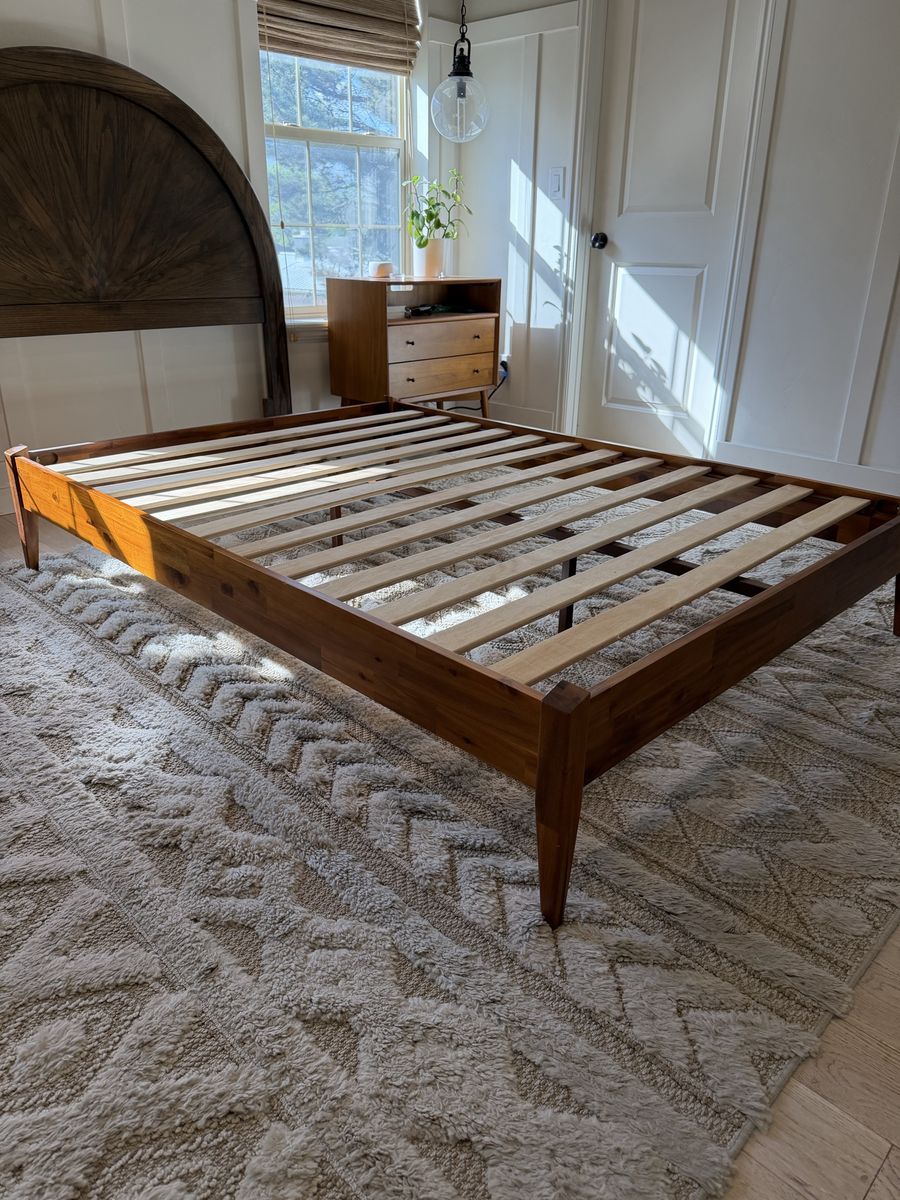 Wood Platform Bed Full Size