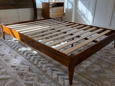 Wood Platform Bed Full Size