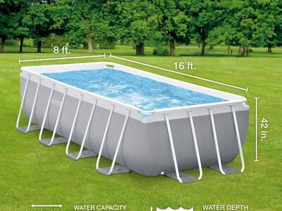 New Intex 16ft by 8ft Premium Pool Set