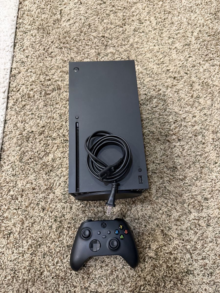 Microsoft Xbox Series X 1TB Console with Controller and Power Cable - Black