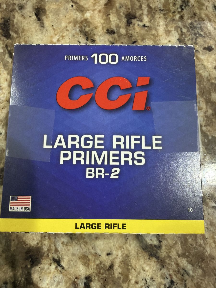 CCI BR-2 Large Rifle Primers 100 Count Box