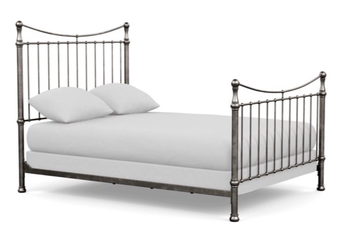 Ethan Allen king size metal bed