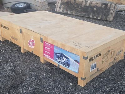 NEW & UNOPENED SDLanch 20' x 30' Carport with Enclosed Walls (Cream)