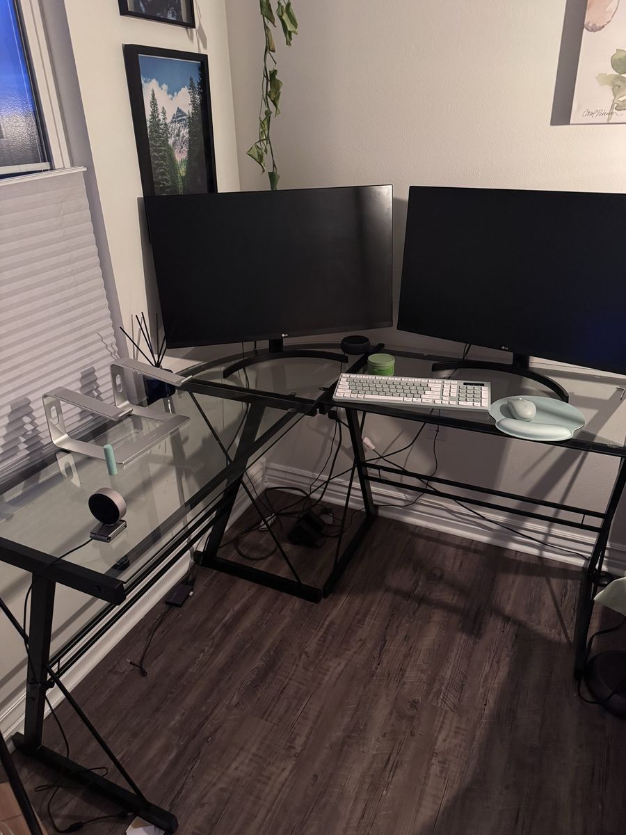Glass Desk