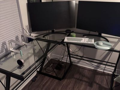 Glass Desk