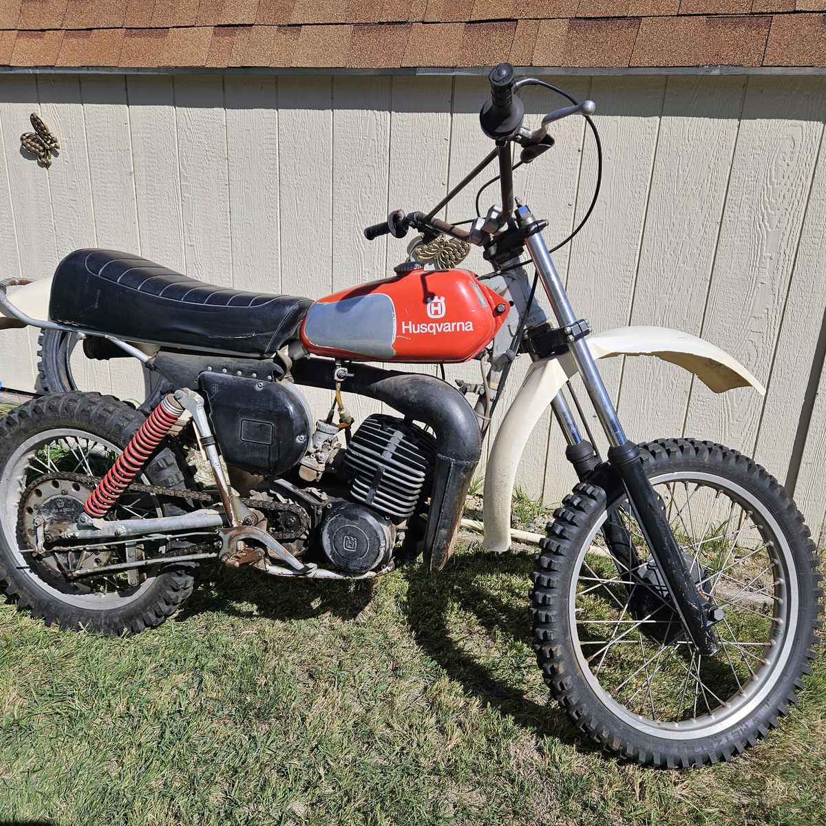 70s Husqvarna CR250 Motorcycle