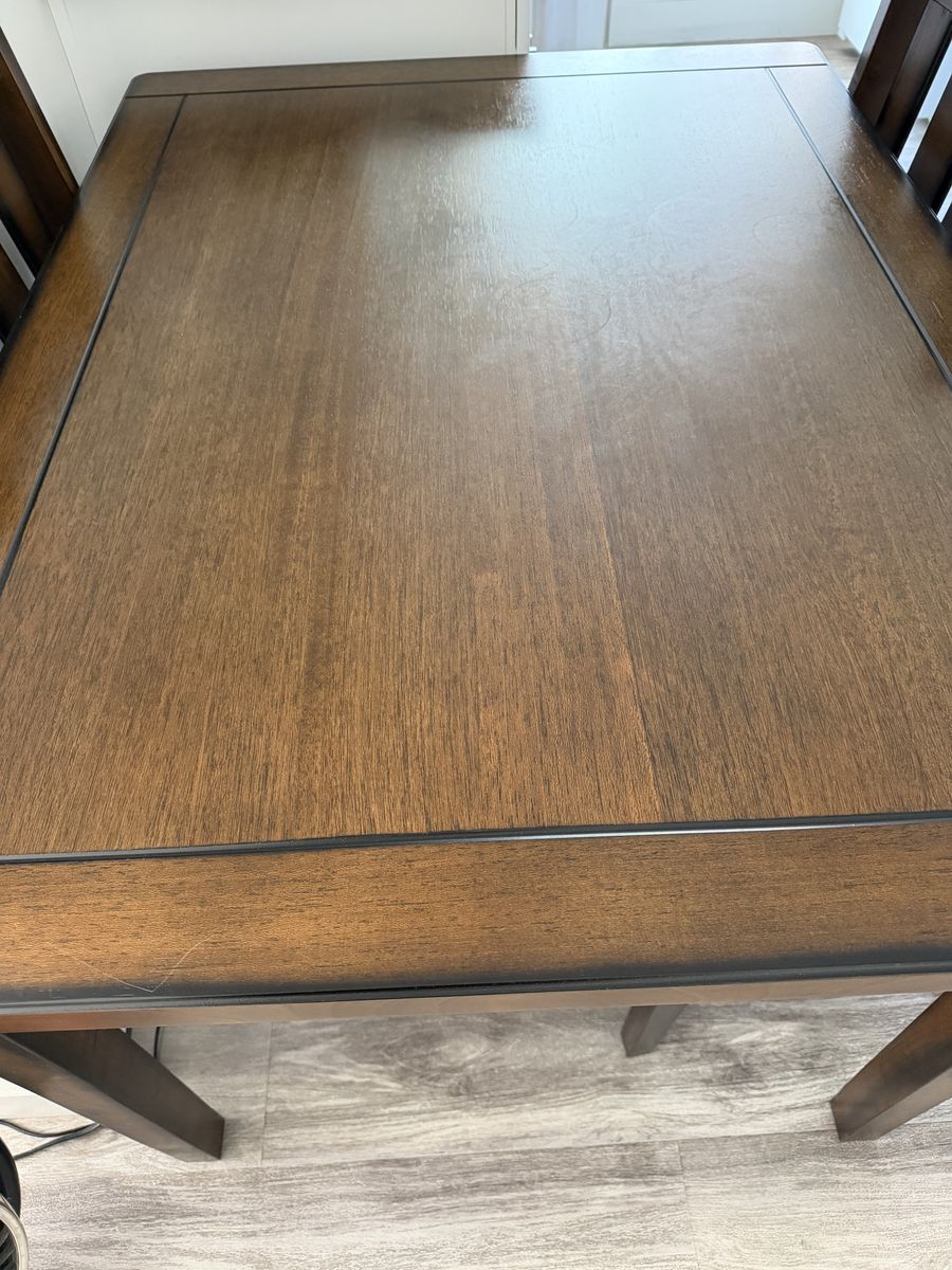 Dining table with four chairs