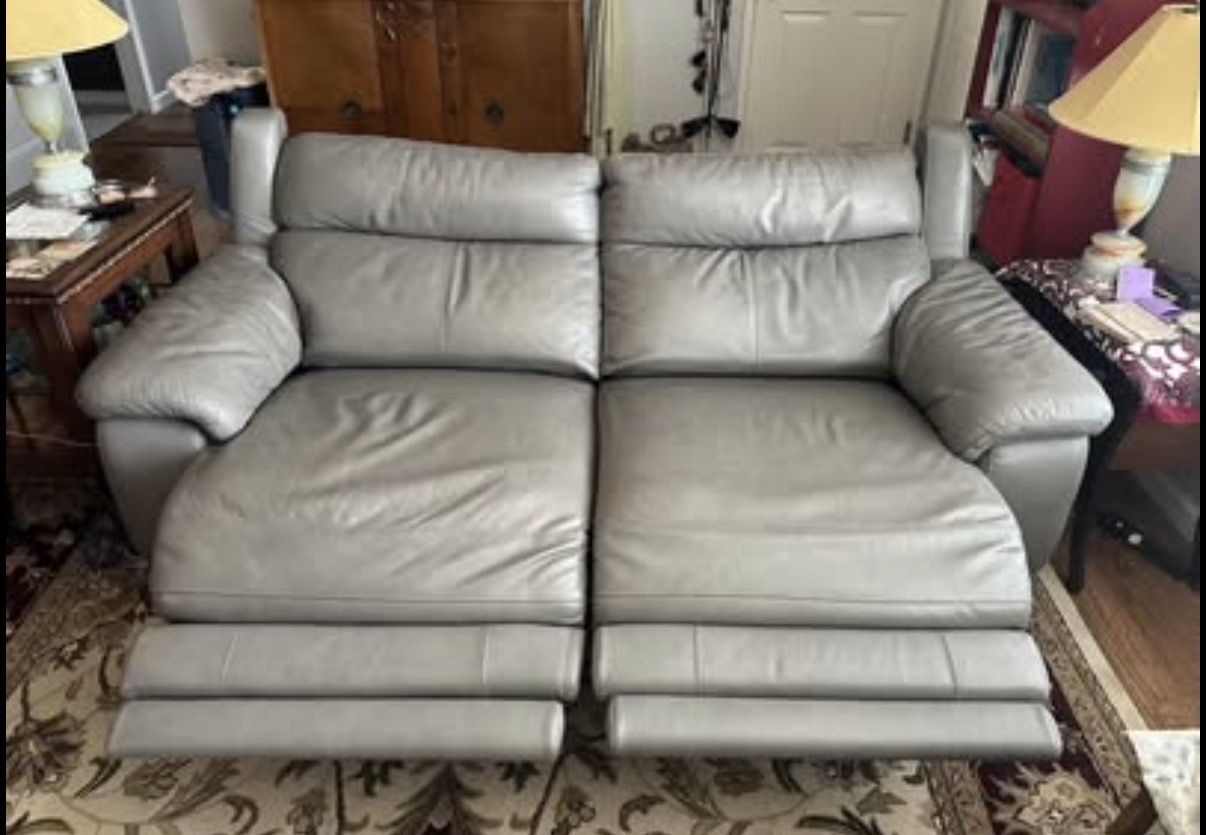 Nice Electric Leather Reclining Couch