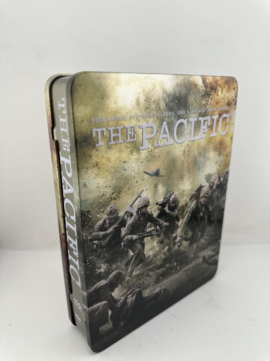 The Pacific DVD Tin Box Set 6 Disc Complete HBO Series Spielberg Hanks