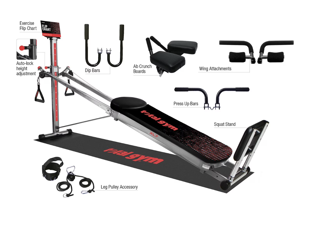 New in Box! Total Gym XL7 - Home Gym