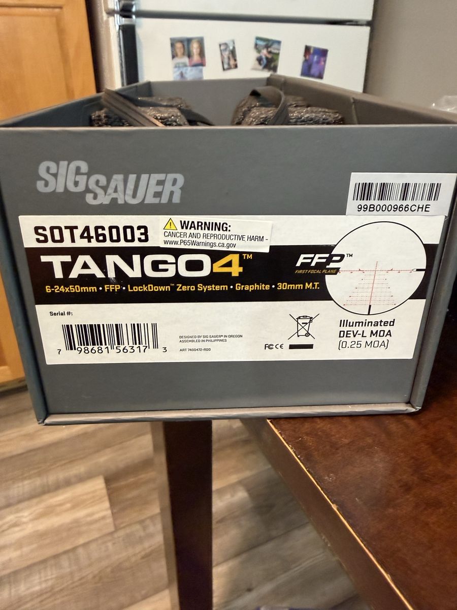 Sig Sauer Tango 4 illuminated DEV-L MOA
